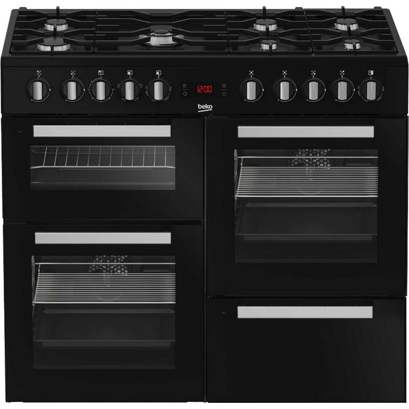foto del prodotto beko piano cottura a gas 159l 7 fuochi nero pf335325db