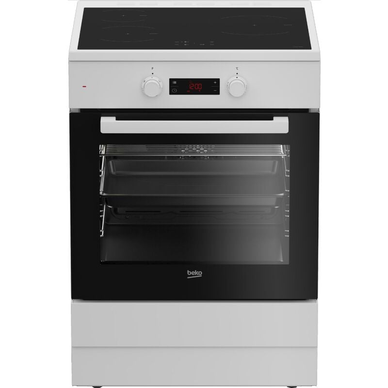 foto del prodotto beko piano cottura a induzione 72 l 3 fuochi bianco fse68302mwc