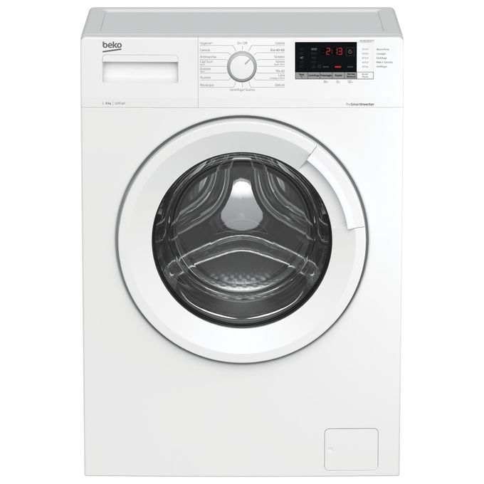 foto del prodotto beko wux81282wi-it lavatrice carica frontale 8 kg classe a 1200 giri
