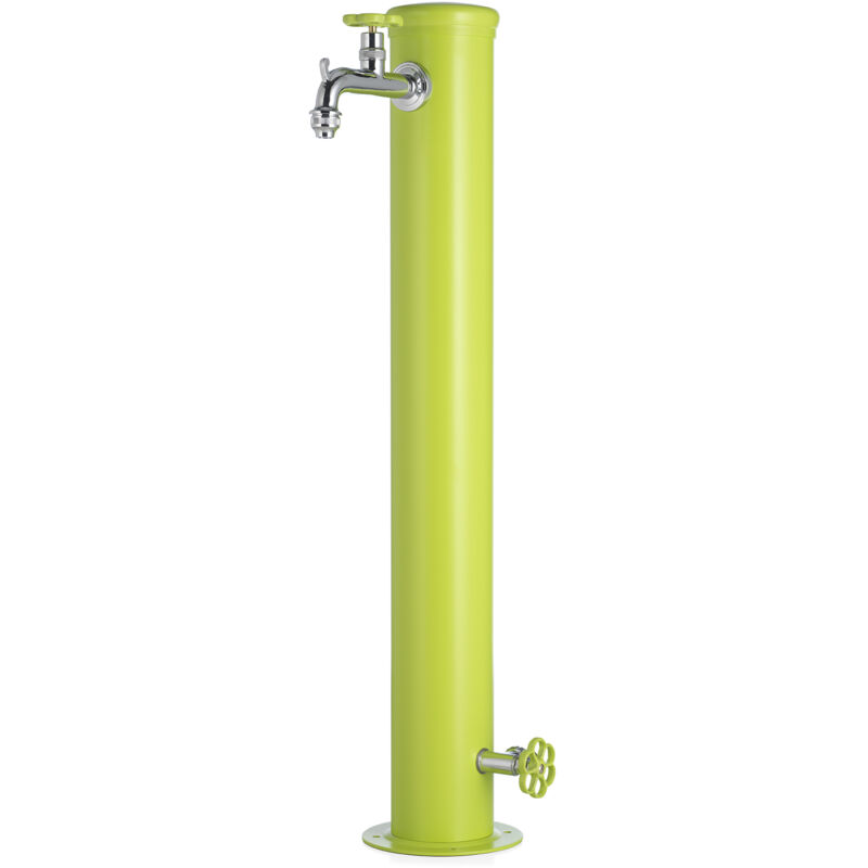 foto del prodotto bel fer fontana da giardino con doppio rubinetto belfer 42 arrf verde acido