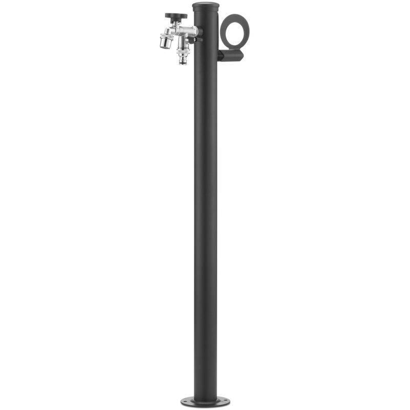 foto del prodotto bel fer fontana da giardino con doppio rubinetto belfer 42 srr antracite