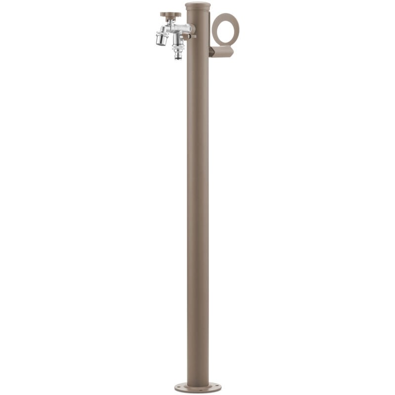 foto del prodotto bel fer fontana da giardino con doppio rubinetto belfer 42 srr tortora