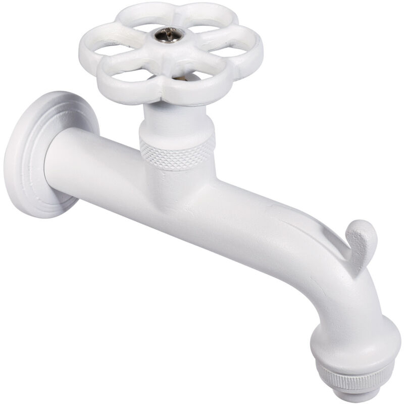 foto del prodotto bel fer rubinetto colorato per fontana da giardino in ottone belfer rub 022 bianco
