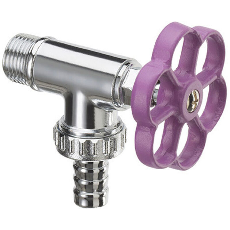 foto del prodotto bel fer rubinetto laterale per fontana da giardino stile idrante belfer rub 014 viola