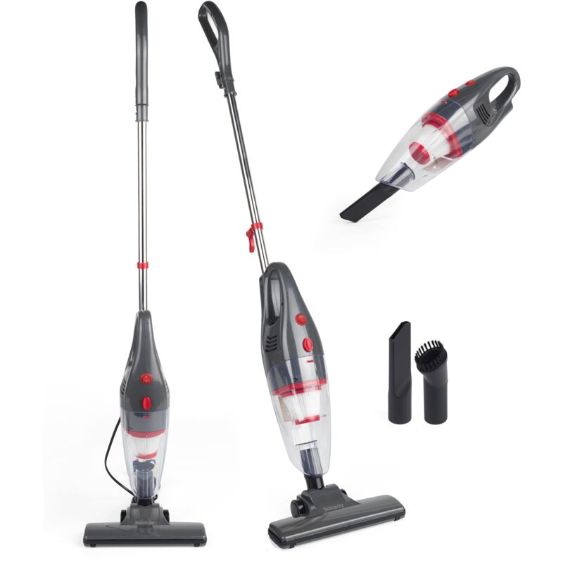 foto del prodotto bel0770n gry aspirapolvere stick multifunzione portatile 2 in 1, leggero, verticale multisuperficie, senza sacco, filtro hepa, serbatoio per polvere