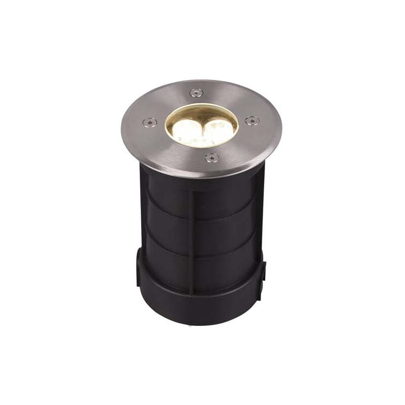 foto del prodotto belaja faro incasso carrabile led da esterno tondo acciaio satinato max 2.000kg ip65 d.11cm