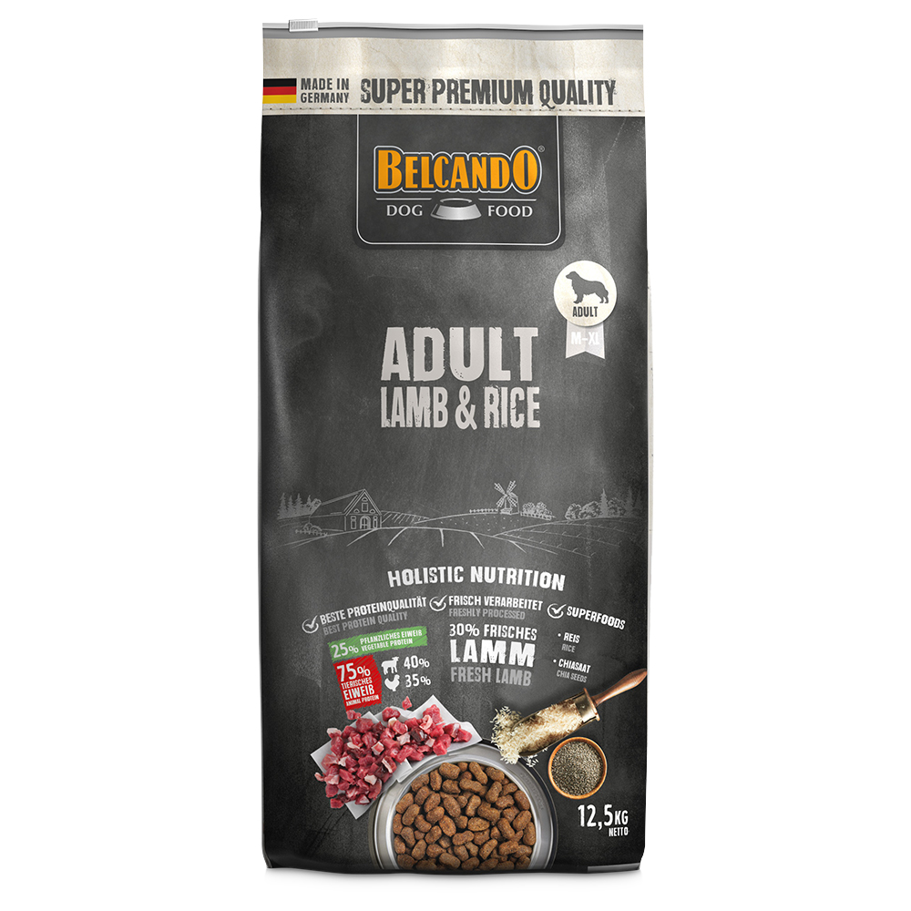 foto del prodotto belcando adult agnello &amp; riso - 12,5 kg