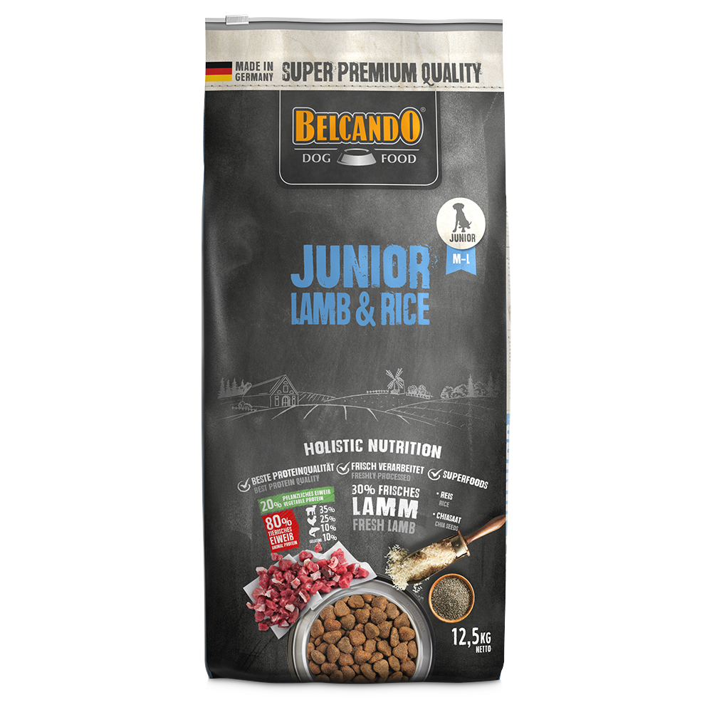 foto del prodotto belcando junior agnello riso 12,5 kg
