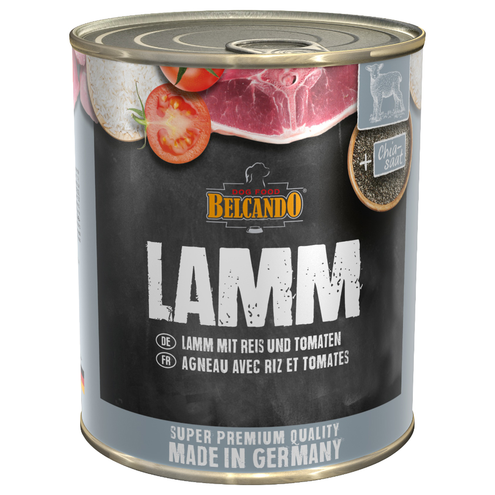 foto del prodotto belcando super premium 12 x 800 g - agnello con riso &amp; pomodori