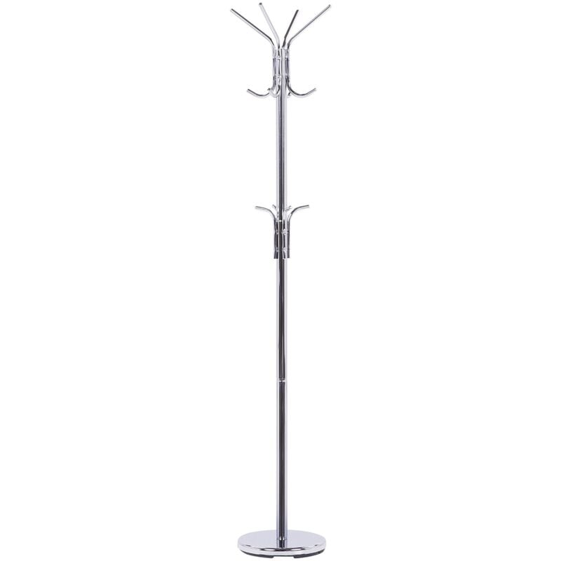 foto del prodotto beliani appendiabiti color argento claxton