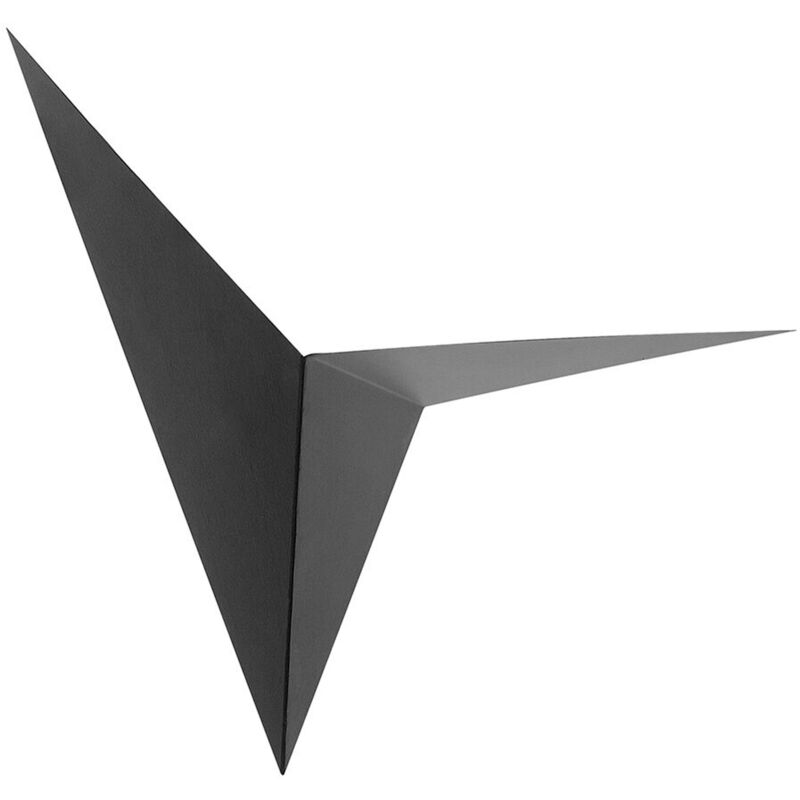 foto del prodotto beliani applique da parete in metallo nero briance