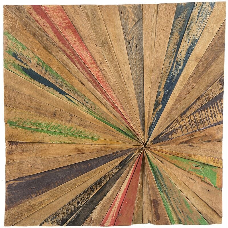 foto del prodotto beliani decorazione da parete in legno cancun
