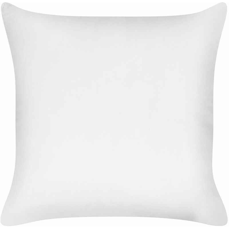 foto del prodotto beliani guanciale rettangolare per camera da letto in cotone di japara con fodera in poliestere bianco a basso profilo 80 x 80 cm triglav