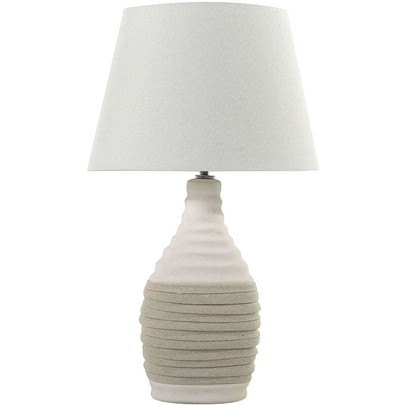 foto del prodotto beliani lampada da tavolo in color crema tormes