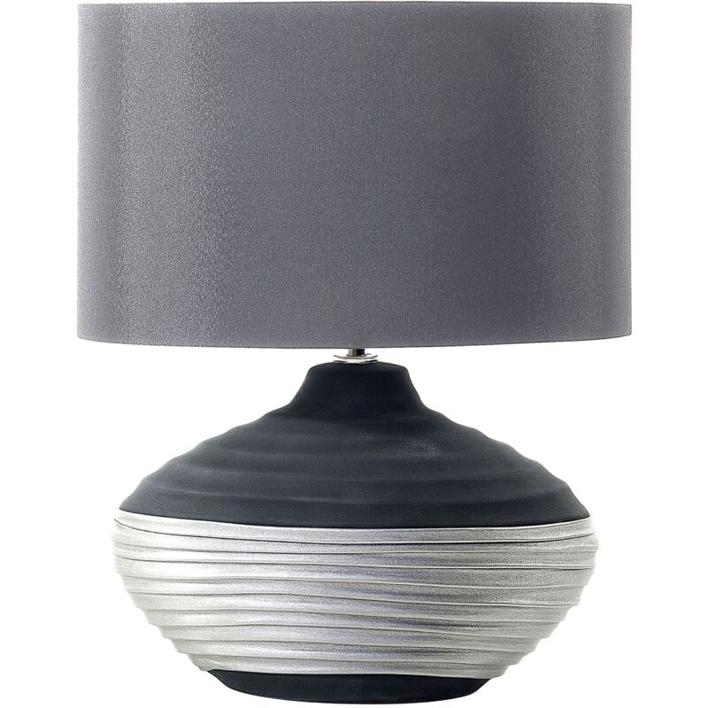 foto del prodotto beliani lampada da tavolo in colore grigio lima