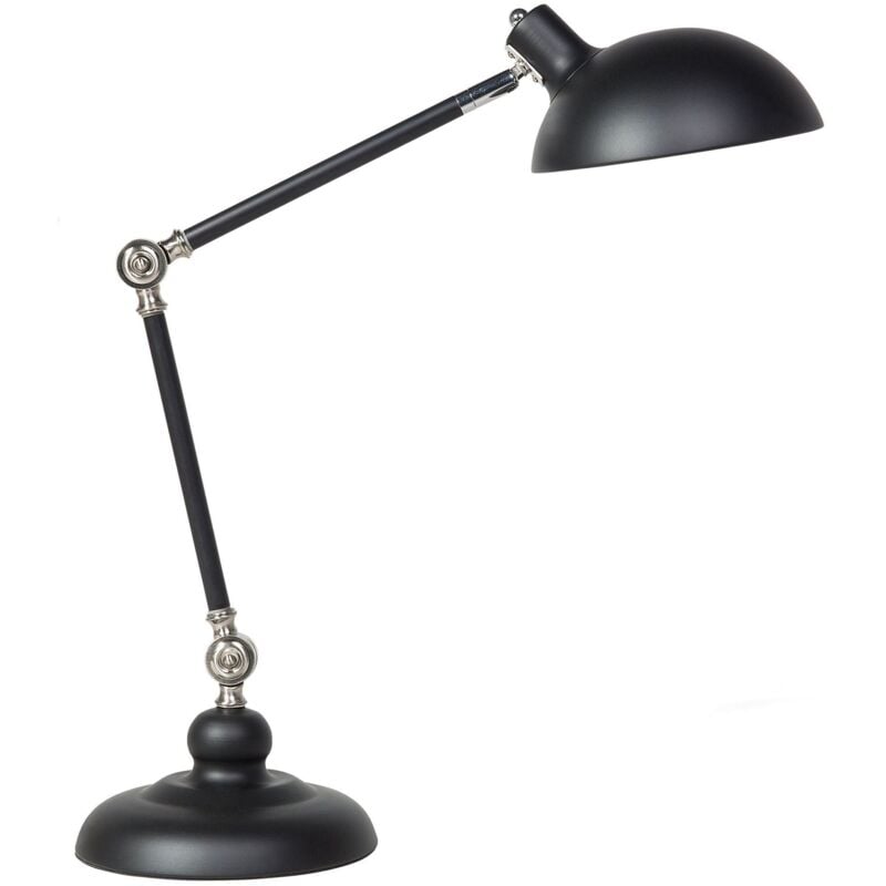 foto del prodotto beliani lampada da tavolo moderna in colore nero opaco meramec