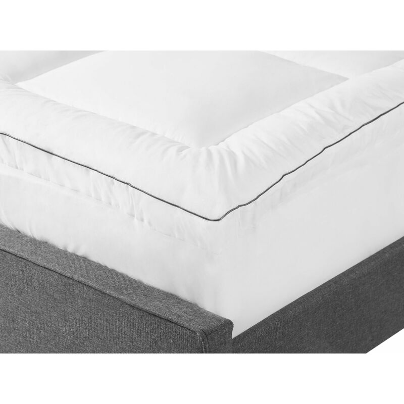 foto del prodotto beliani materasso topper 140x200 in cotone japara e microfibra mulhacen