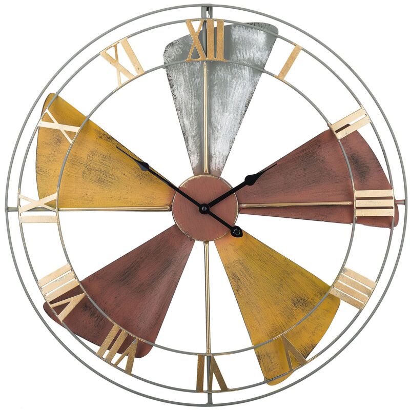foto del prodotto beliani orologio da parete multicolore wikon
