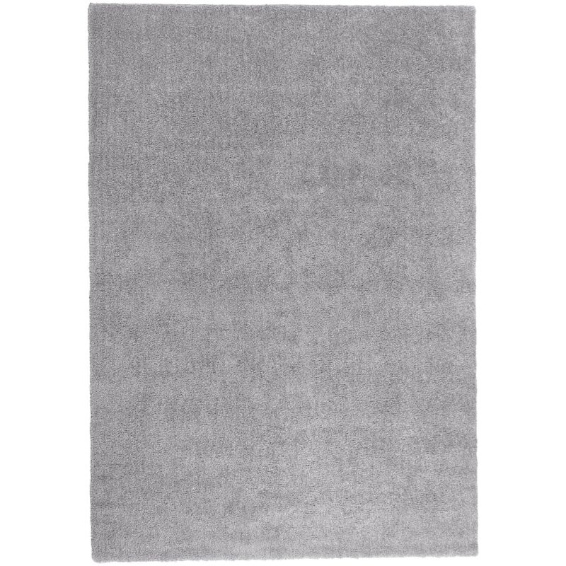 foto del prodotto beliani tappeto shaggy grigio chiaro 160 x 230 cm demre