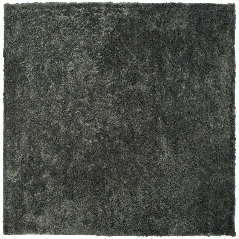 foto del prodotto beliani tappeto shaggy grigio scuro 200 x 200 cm evren