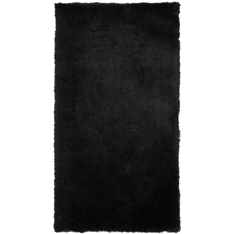 foto del prodotto beliani tappeto shaggy nero 80 x 150 cm evren
