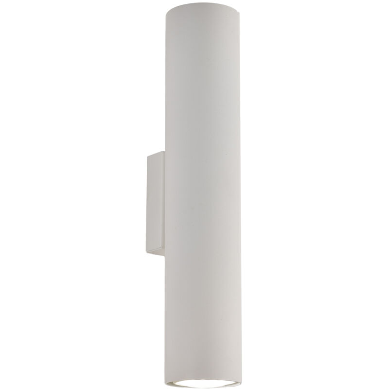 foto del prodotto belight applique moderna a cilindro dag 2 luci gu10 in ferro laccato bianco