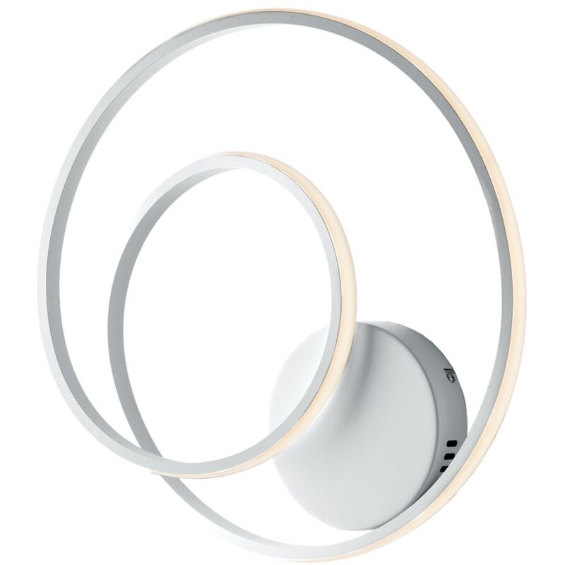 foto del prodotto belight applique moderna malena con led integrato metallo e alluminio bianco