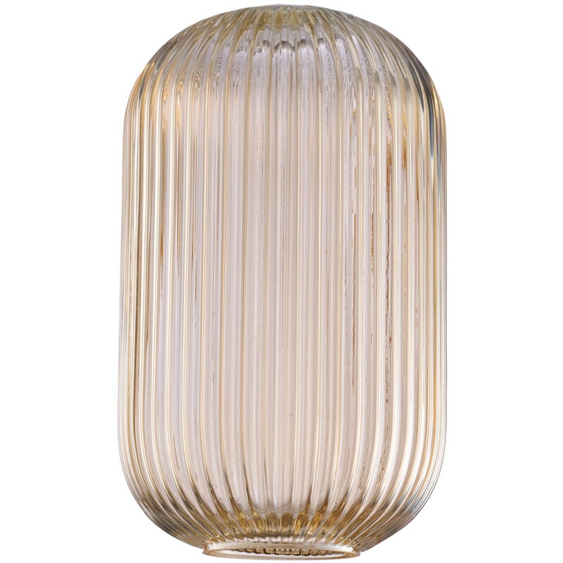 foto del prodotto belight diffusore in vetro ambra effetto plisse 
