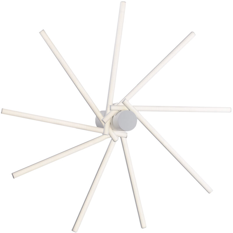 foto del prodotto belight plafoniera con luci orientabili in metallo e alluminio laccato bianco con led integrato