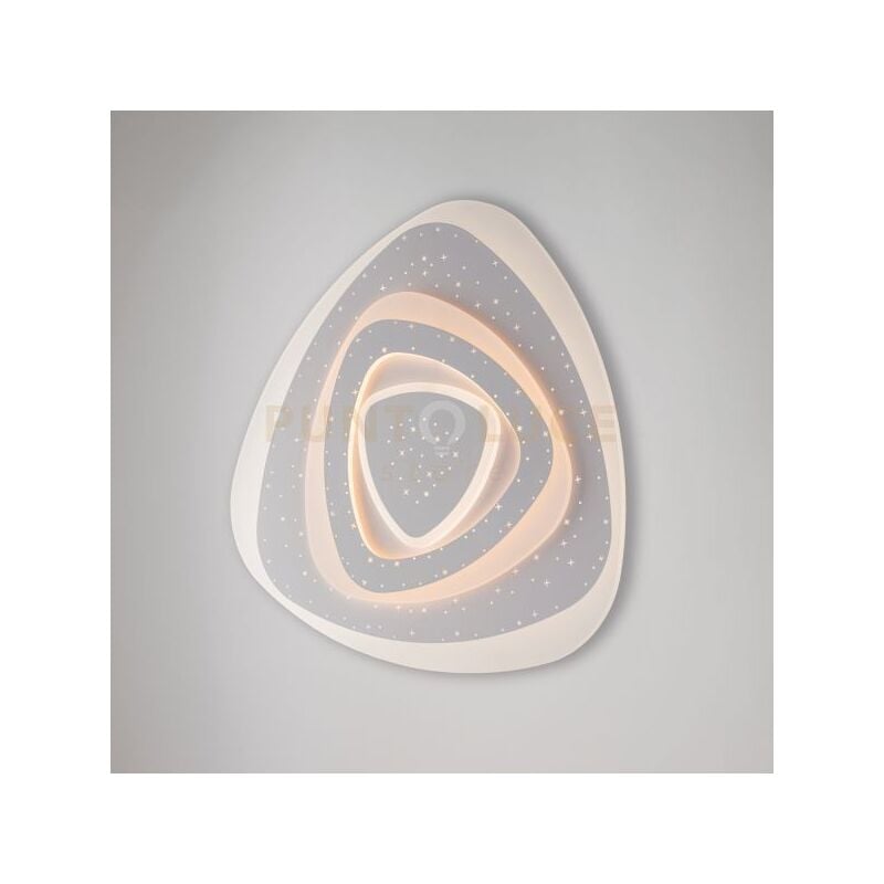 foto del prodotto belight plafoniera moderna in metallo bianco led integrato 3000k e 4500 k diam. 50 cm