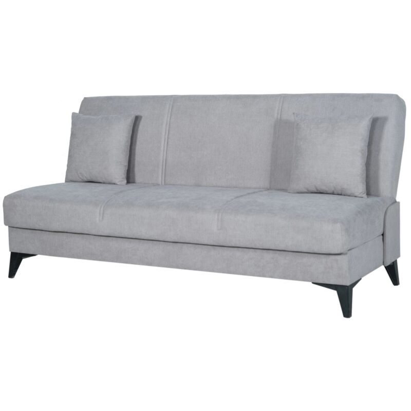 foto del prodotto bellahome divano 3 posti abete grigio 185x78x90 cm