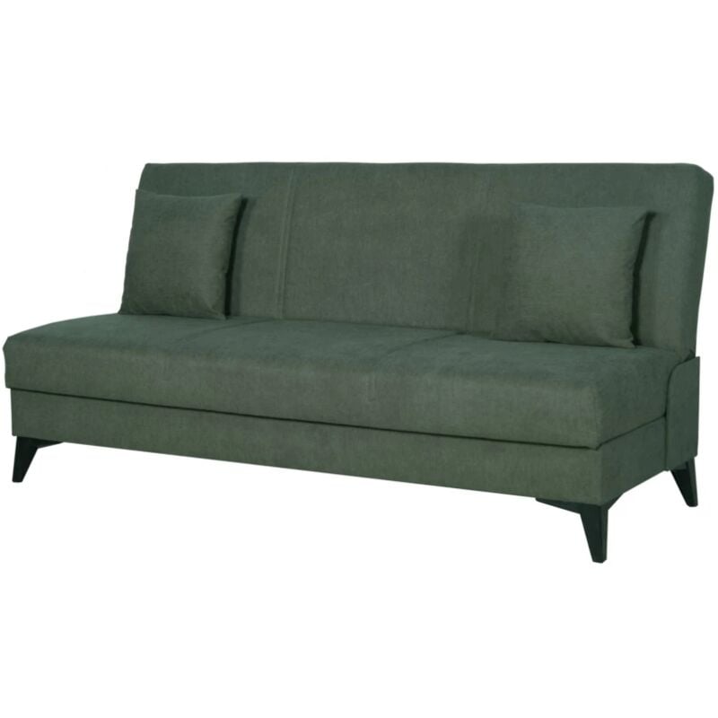 foto del prodotto bellahome divano 3 posti abete verde scuro, 185x78x90 cm