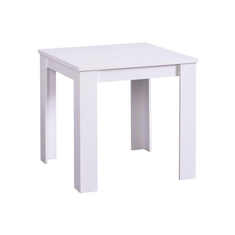 foto del prodotto bellahome tavolo alicante bianco opaco, 80x80x75cm