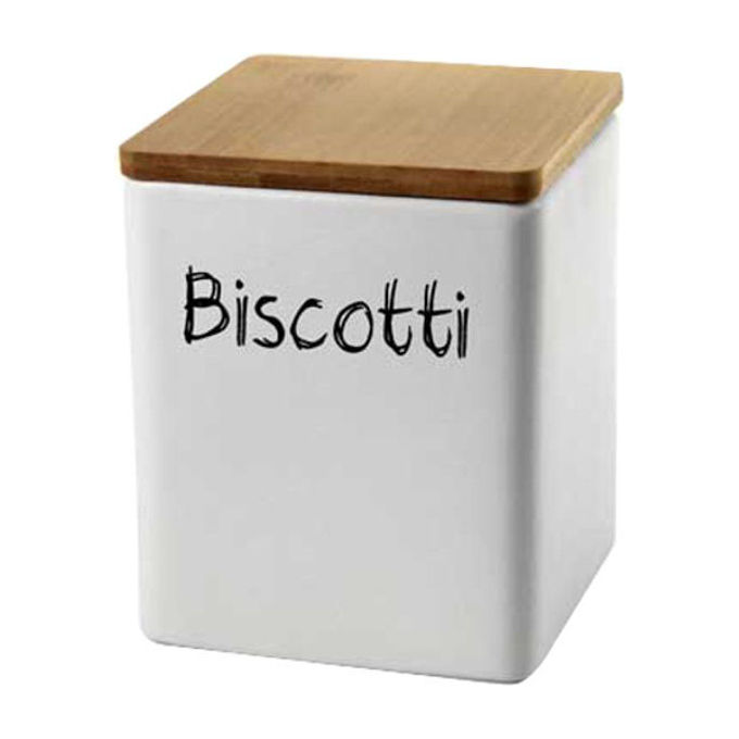 foto del prodotto bellintavola barattolo ceramica biscotti 13x13x17cm