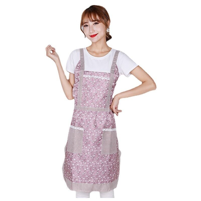 foto del prodotto bellissimo grembiule da cucina impermeabile per donna 77 cm x 70 cm bebusingoto