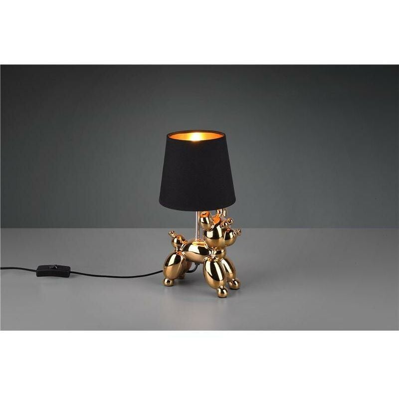 foto del prodotto bello lampada da tavolo base metallo oro trio lighting r50241079