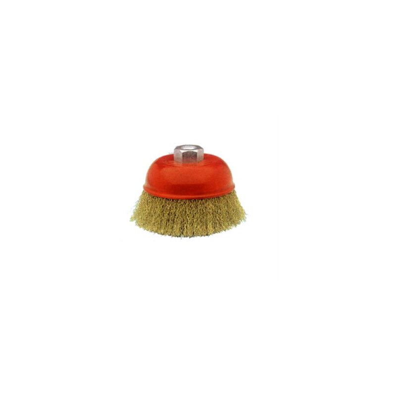 foto del prodotto bellota acorn 50812 80 spazzola industriale a tazza in filo ondulato in ottone