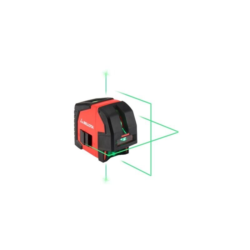 foto del prodotto bellota acorn livello laser 2 piani filo a piombo 30 m luce verde niv30v