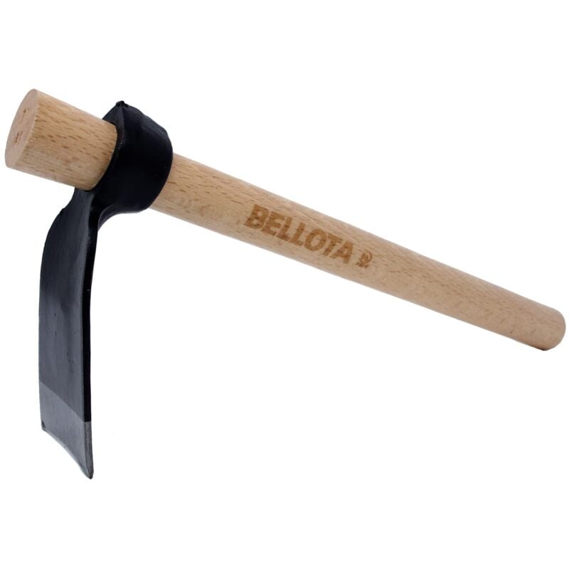 foto del prodotto bellota hoe232aw400p ferro battuto in acciaio speciale per zone rocalla con manico in legno e sistema anti rotazione.