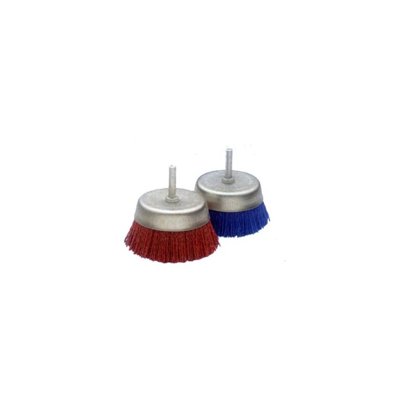foto del prodotto bellota spazzola a tazza abrasiva in nylon fine blu 50 f 50826