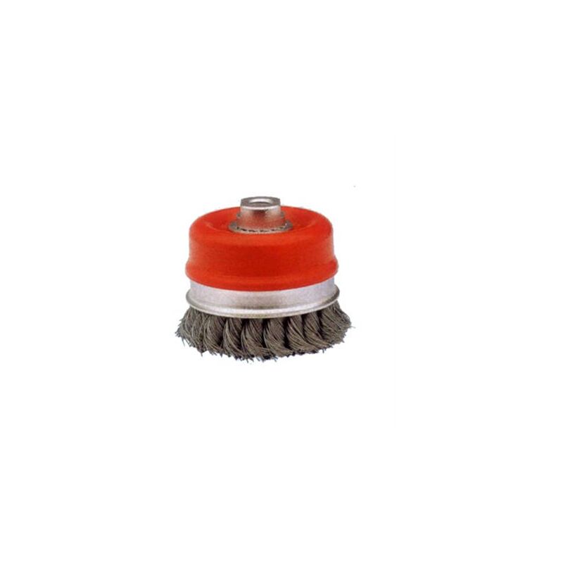 foto del prodotto bellota spazzola a tazza acorn 50813 100 filo intrecciato temperato industriale