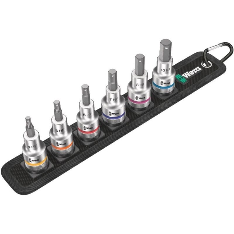 foto del prodotto belt c 2 zyklop kit inserti giravite a bussola 1 2 12.5 mm 7 parti 05003996001 wera