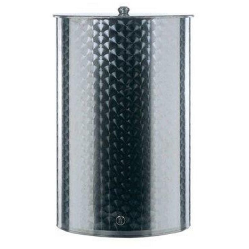 foto del prodotto belvivere botte 100 lt fusto in acciaio inox con tappo serbatoio per vino olio birra acqua contenitore alimenti made in italy acciaio inox lt 100