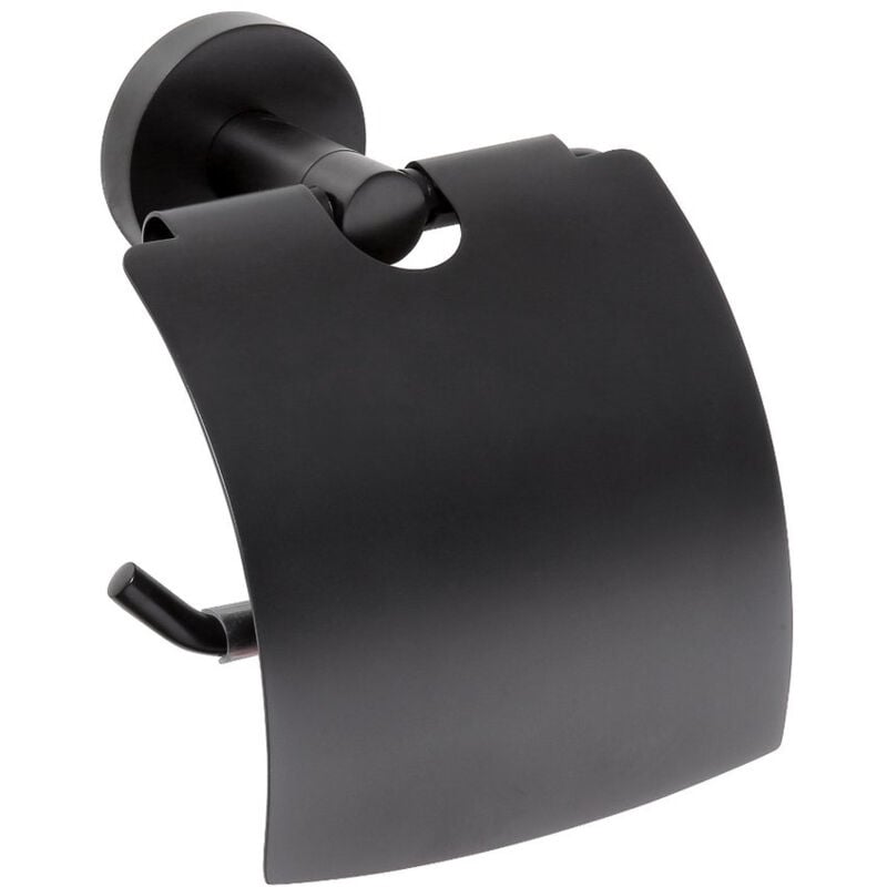 foto del prodotto bemeta portarotolo bemeta dark in ottone nero 14x9,5x9cm 104112010 