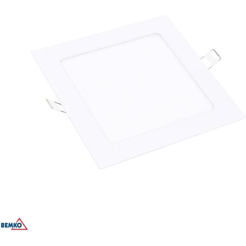 foto del prodotto bemko downlight led 24w square 166mmx166mm ip20 1650lm bianco caldo 3000k