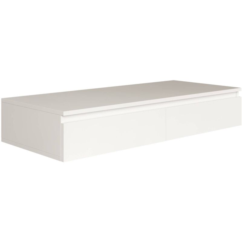 foto del prodotto bemmi tocador con scrivania e 2 cassetti 120 cm bianco selsey