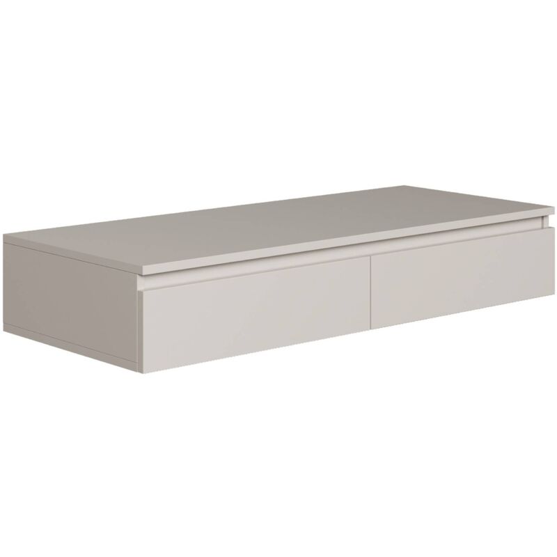 foto del prodotto bemmi tocador con scrivania e 2 cassetti 120 cm greige selsey