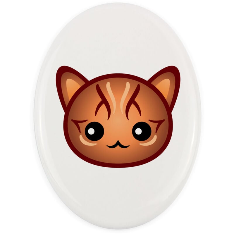 foto del prodotto bengali piastrella in ceramica per tomba con grafica e iscrizione di art dog