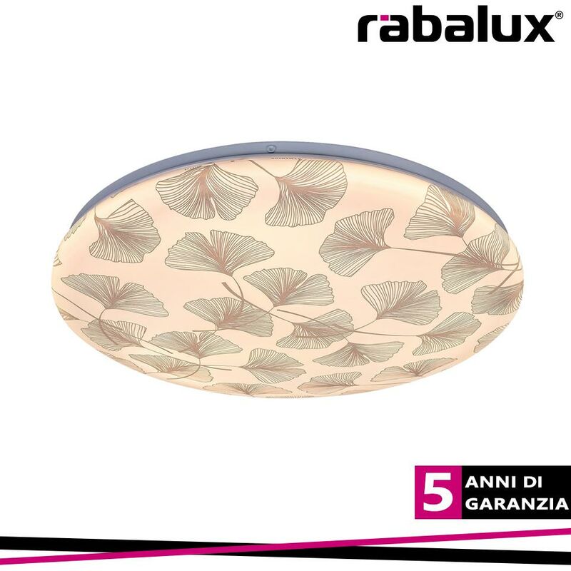 foto del prodotto benita, led ceiling lamp 18w 4000k white matt pattern, luce naturale