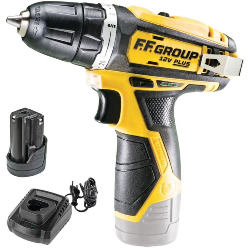foto del prodotto benman ff group cdd 12v plus trapano avvitatore a batteria uso semi professionale